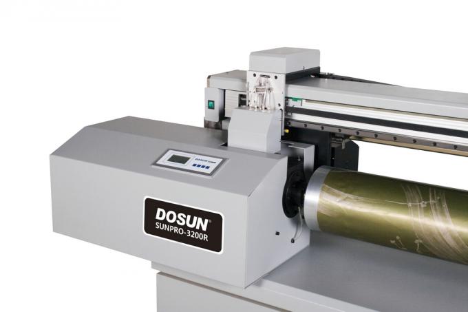 Περιστροφικός υφαντικός Engraver Inkjet εξοπλισμός, ψηφιακή περιστροφική μηχανή χάραξης 360DPI/720DPI 4